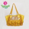 tassel with sequine fashion handbag