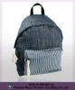 teens school backpack bag in denim