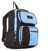 three-tone color scheme backpack mesh pocket