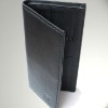 top brand Antibacterial nano-silver genuine leather business wallet for man
