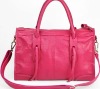 top design lady's beautiful real leather handbag