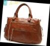 top design lady's beautiful real leather handbag