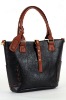 top designer leather black hand bag 016