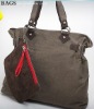 top quality canvas bag, canvas tote bag for lady