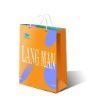 top quality cut out handle paper bag with handles for 2012 newest style