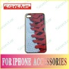 top quality plastic Crystal Epoxy phone case  for iphone 4