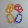 tourist novelty travel products soft PVC luggage tag/slippers shape tag