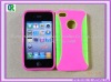 tpu and hard plastic case for iphone 4g