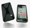 tpu case for iphone 4s /4g(anti slide tpu case)