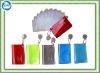 transparent PVC card holder