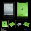 transparent green PC case for i pad2