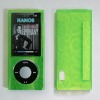 transparent green mp3 cover for ipod nano