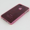 transparent hard crystal case for iPhone 4