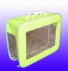 transparent pvc carpet/blanket/suit zipper bag