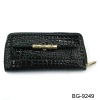 trendy black fashion lady's pu evening clutch bag