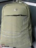 trendy grey nylon laptop backpack cheap pc bag