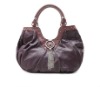 trendy lady fashion leather hobo handbag