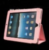 trendy leather folio stand case for IPAD 2