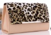 trendy leopard spot shoulder PU handbag 2012