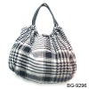trendy quality black+white plaid bags 2012