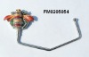 triangle metal handbag hanger (a lovely bee design, zinc alloy metal+epoxy+crystal)