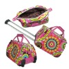 trolley beauty case and colorful luggage