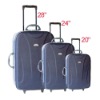 trolley case with moulded from panel