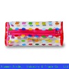 tubular PVC Cosmetic bag with beautiful printing