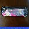 tubular PVC Cosmetic bag with long zipper