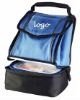 two compartment lunch cooler bag