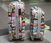 two pcs hard luggage set