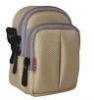 two zipper pocket nylon digital camera bag