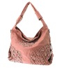 unique faux leather lace handbag