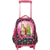 unique girl trolley school bag 2012 new arrival