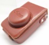 useful real leather camera case