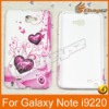 v-Free Shipping Cheap Price,Lovely Butterfly And Flowers Theme Case For Samsung i9220 LF-0408