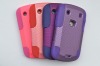 various colors PC AND SILICONE MOBILE PHONE CASE for bb 9900