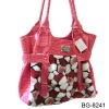 various colors new arrival  charming  pink PU handbag