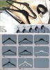 various plastic hanger for bag luggage suit case clothes