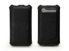 vertical soft pu and real leather case for htc mobile phone