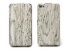vertical twill pu and real leather case for iphone4 mobile phone with magnetic snaps