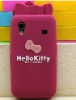 very fashion bownot hello kitty silicone case for samsung galaxy ace s5830