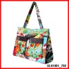 vogue PU canvas flowers lady laptop computer bag