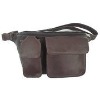 waist bag with phone pocket brown