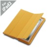 wake and sleep function leather case for iPad2