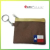 wallet with coin pocket key ring