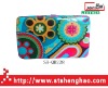 wallet with printing flowers