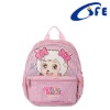 waterproof nylon pink school bag