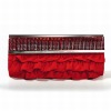 wedding satin with crystal evening bag