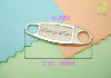 well design metal zipper slider z-001